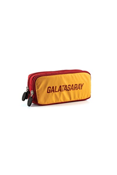 Galatasaray Оригінальний пенал з золотим логотипом, пенал з двома відділеннями