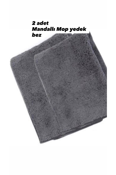 VestareX 2 adet mandallı Mop yedek bez(TÜM MANDALLI MOPLARA UYGUN)