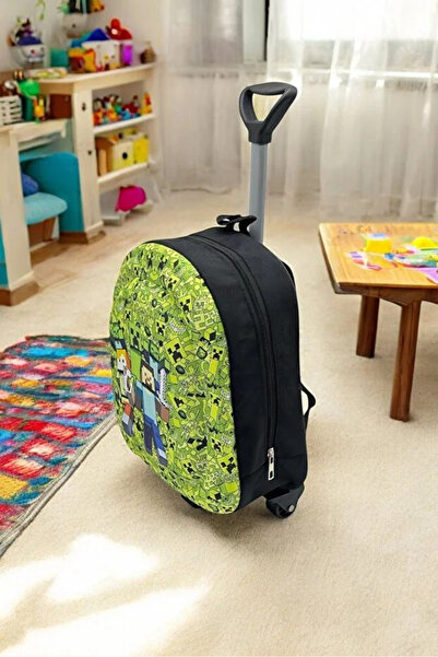ergül çanta Anaokulu Kreş Çocuk Valiz Sırt Çantası Çekçekli Tekerlekli