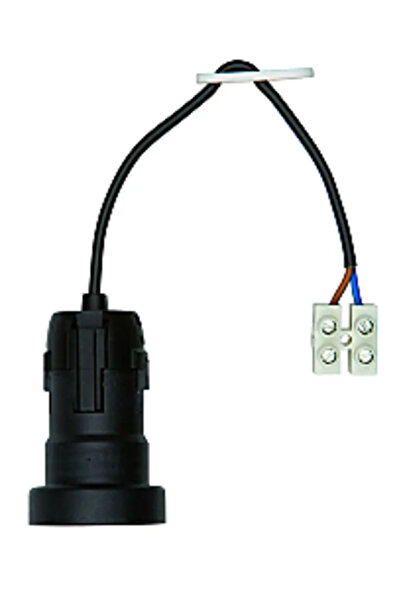 Bachmann Fasung de iluminat E27 0.1 m H03VV-F 2x0,75 cu sir clema, max 60W