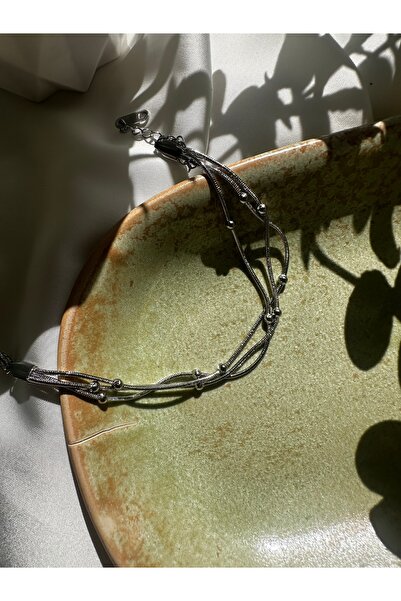 Silvano Jewelry سوار دوريكا مكون من 3 قطع من الفضة