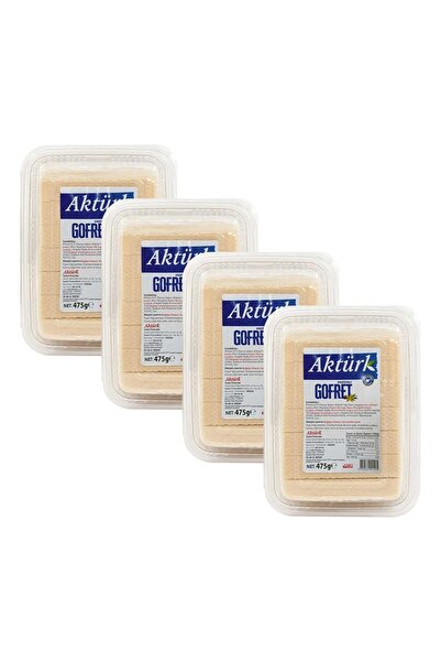 Aktürk Vanilyalı Gofret 475 gr x 4 Adet