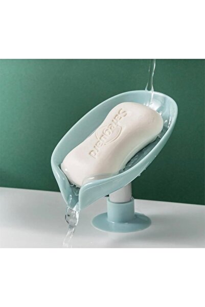 Fırsat7 1 Adet Pratik Vantuzlu Su Giderli Sabunluk Vantuzlu Su Tutmaz Katı Ka...