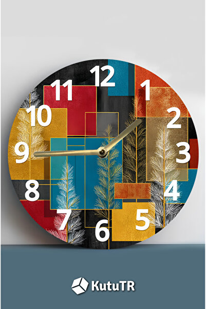 MDF Wall Clock with Modern Design – 33x33 cm SDW406
