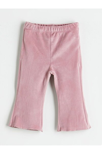 LC Waikiki LCW baby Bisiklet Yaka Kız Bebek Sweatshirt ve Tayt 2'li