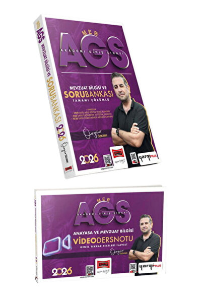 Yargı Yayınları 2026 MEB-AGS Mevzuat Bilgisi ve Soru Bankası+Video Ders Notla...