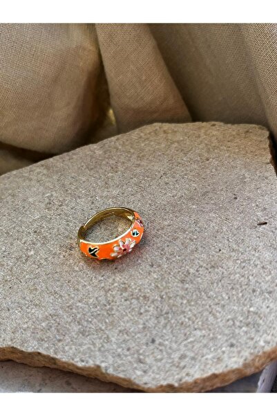 nunu takı خاتم المينا البرتقالي