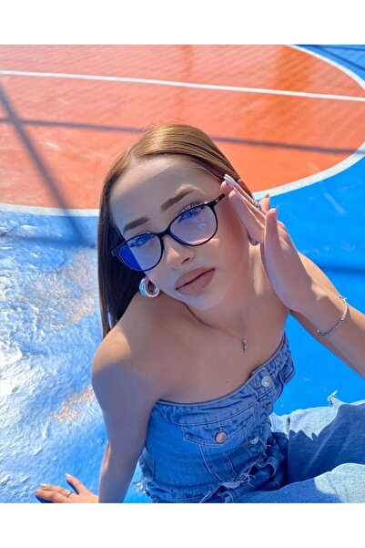 ZENIT Gabry Cateye Women's Blue Block Glasses |   56 Ekartman