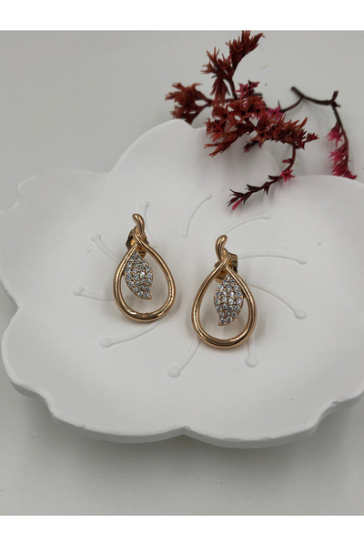 fmaccessoriess Women's Earrings Stainless Steel Color and Size Are Designed in the Description Images Are from the Brand Fmaccesori̇es