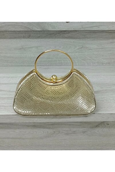 tekmagic bags Ugurtek Women's Evening Dress Bag with Snake Print and Hand-Held Case