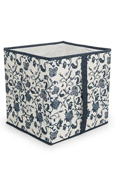 teknotrust Çiçek Desenli Kapaksız Organizatör Kutu, şık ve kullanışlı depolama çözümü
