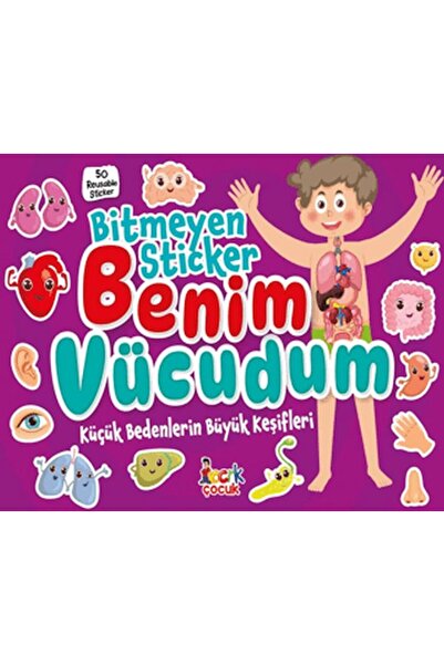 Bıcırık Yayınları Bitmeyen Stıcker - Benim Vücudum
