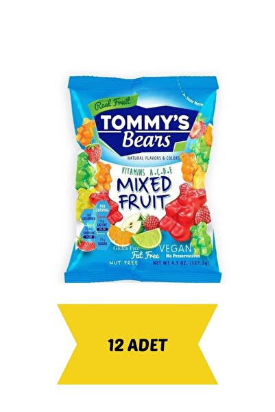 CANDY BREAK Tommy’s Bears Jelibon 12'li Paket | Karışık Meyveli Jelibon