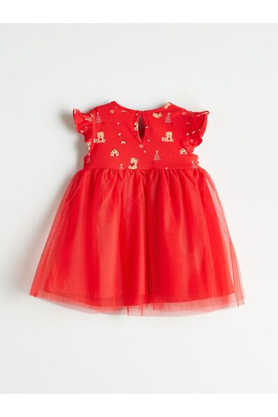 LC Waikiki Lcw Baby Crew Neck Baby Girl Tutu Dress
