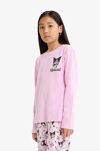 DeFacto Lilac Girl's Top and Bottom Set F7358A8/Pr66