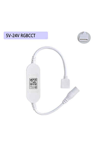 Choice وحدة تحكم LED ذكية RGBCCT Homekit WiFi قابلة للتعتيم مع تحكم صوتي Siri...