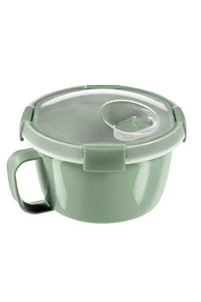 CURVER Cutie alimente cu supapa Smart To Go , forma rotunda, plastic, 0.9 L, ...