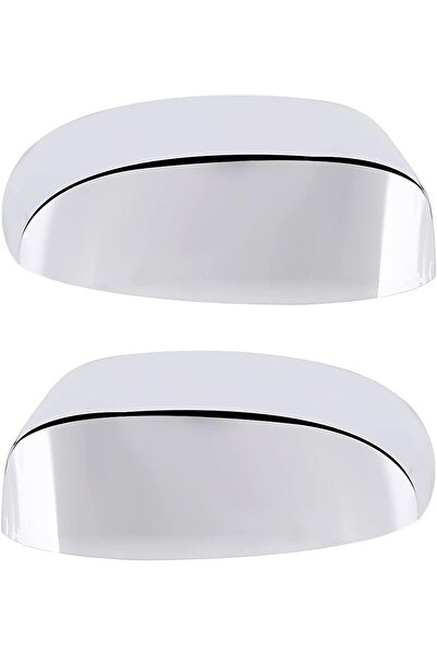 genernic Car Side Mirror Cover, Chrome Color, Upper Design