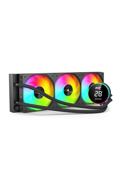 ACER AC360 CPU Water Cooler with Fan, Aluminum Radiator, Compatible with AMD and Intel Sockets