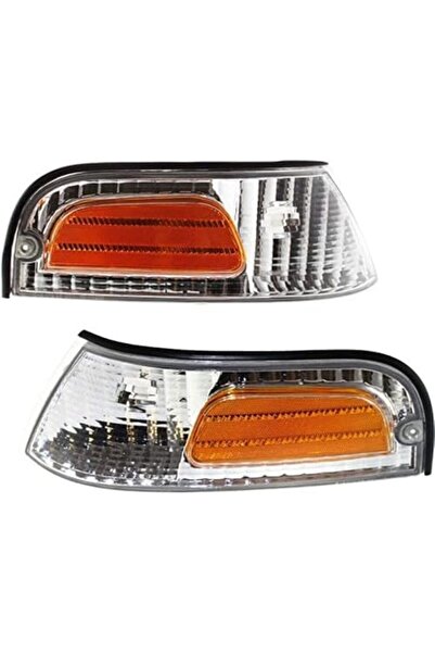 Generic Ford Crown Victoria Turn Signal Lights - Driver and Passenger Sides - Red