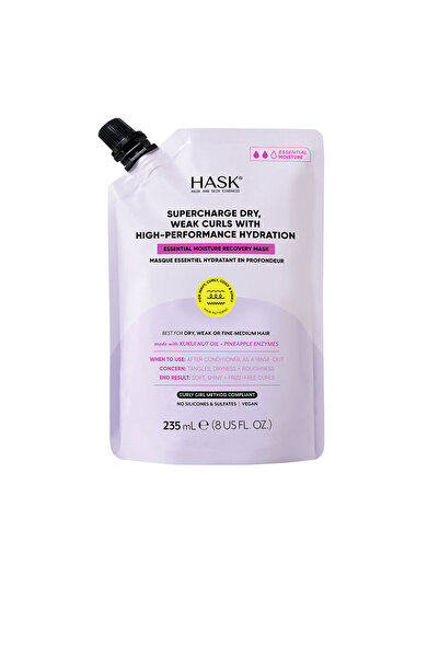 HASK Texture Leichte Feuchtigkeitsspendende Haarmaske 235 ml