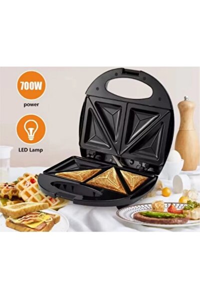 Generic Sandwich Maker Non Stick Stainless Steel Cake Pan with Double-Sided Mold Electric