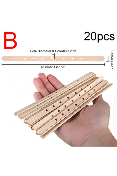 Choice 20 قطعة 10/20/50 قطعة حاملات فتيل الشموع الخشبية قالب الشموع دعامة ثاب...