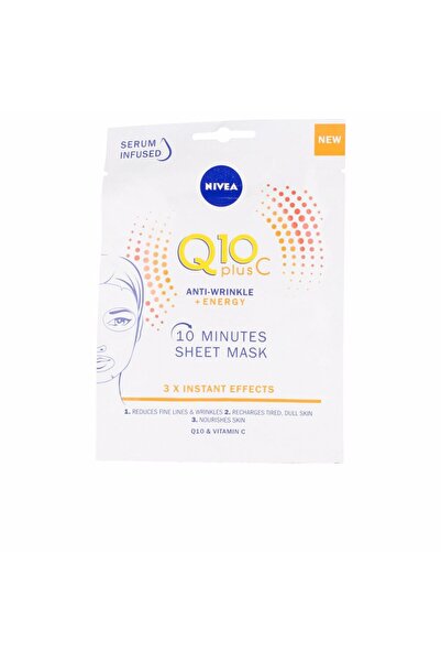 NIVEA Q10+ Vitamin C Anti-falten+energetisierende Gesichtsmaske 1 Stk