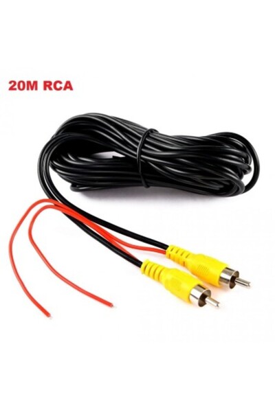 Xenon Bright 20 meter video cable Father-Father for rear view cameras