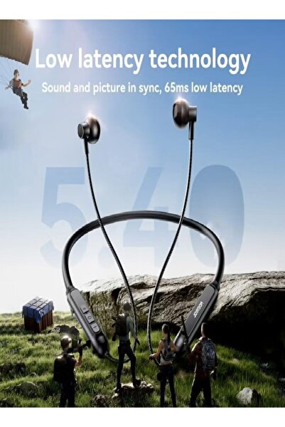 Joyroom JR-D8 Neckband Wireless Bluetooth 5.4 Wireless Sports Outdoor Earphone - Black