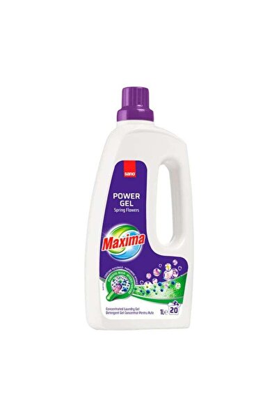 Sano 2 x Detergent de rufe lichid Maxima Spring Flowers, 1 L, 20 spalari