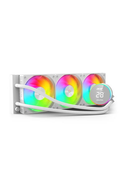 ACER AC360 CPU Water Cooler with Fan, Aluminum Radiator, Compatible with AMD and Intel Sockets