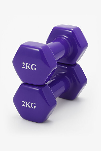 Jet Deluxe 2 Kg Demir Dambıl Vinyl Demir Döküm Dambıl Seti El Ağırlığı 2Kgx2 ...