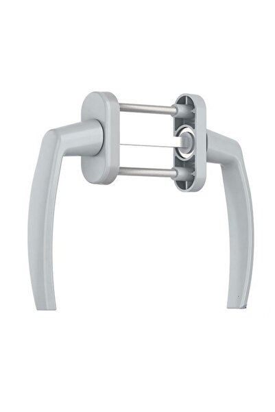 Medos Mâner dublu, Medos, model Victory, ușă de balcon, argintiu F1