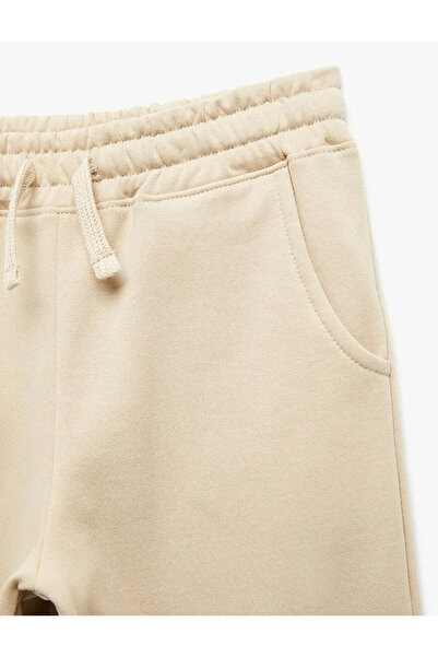 Koton Waist Lace-Up Jogger Beige Boys' Sweatpants 6Wkb40010Tk