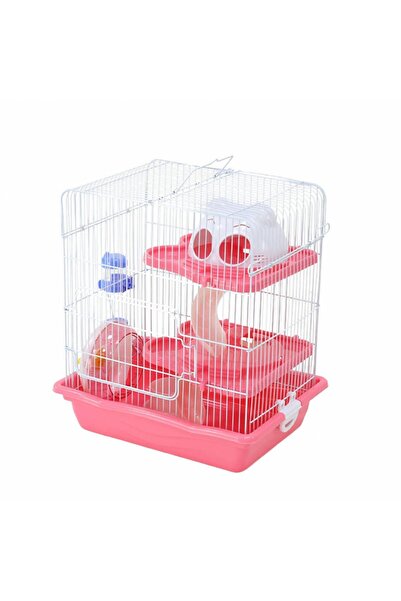 Others قفص هامستر معدن مع ملحقات للعب