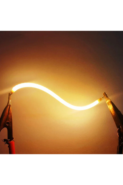 Choice 300 مم 10 قطع دافئ 10 قطع COB LED مرنة فائقة النحافة خيوط 3 فولت لمبة ...