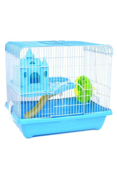 Others قفص هامستر معدن مع ملحقات للعب