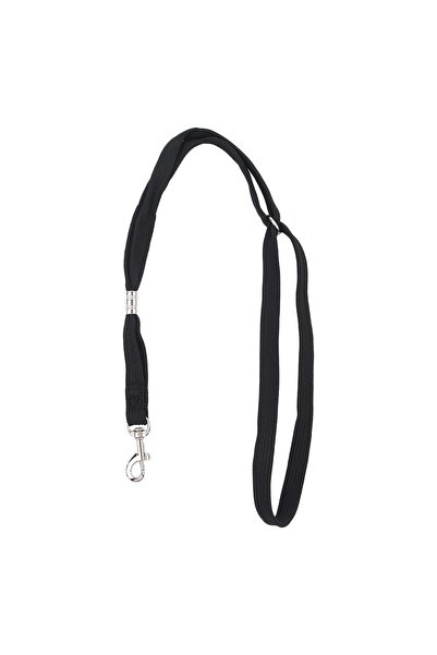 Choice مقود كلب أسود قابل للتعديل ومتين من النايلون مع حلقة ربط ومشبك قفل وحز...