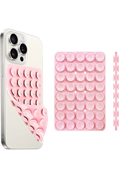 Choice حافظة هاتف خفيفة الوزن من السيليكون مزودة بقاعدة شفط وحامل قابل للفصل ...