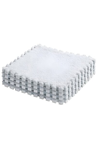 Bibilel Kids Set of 10 Puzzle Foam Mats Bibilel Kids, EVA, Fluffy, 30 x 30 x 1 cm, White