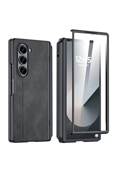 choice2 For Z Fold 6 black for Z Fold 6 Phone Case Invisible S PEN Base Beari...