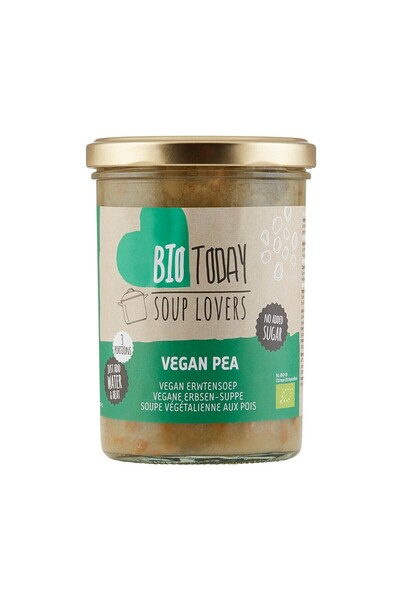 Bio Today Supa crema de mazare, bio, 400ml, Bio Today