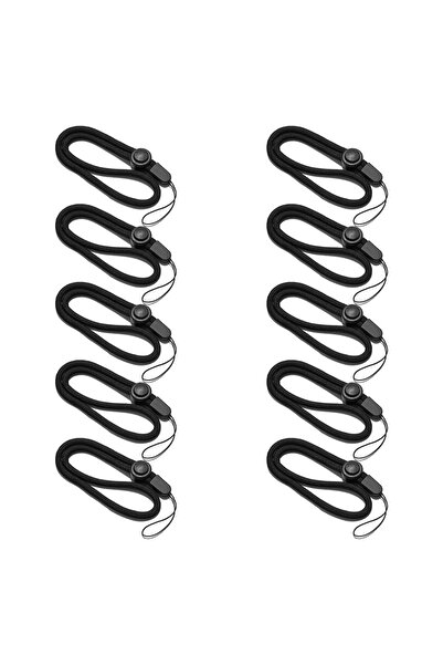 Choice 10 قطع حزام معصم يدوي قابل للتعديل من النايلون لكاميرا GoPro Hero Action Camera Keys Keycha