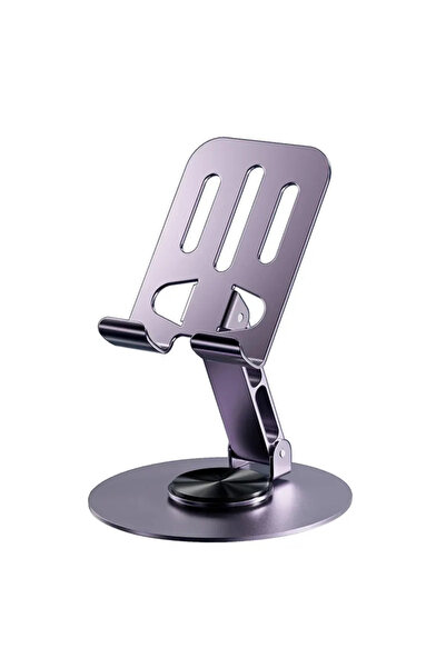 Choice حامل هاتف بث مباشر أرجواني 360 درجة قابل للدوران حامل هاتف بث مباشر مع...