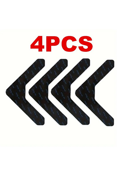 Choice 4 قطع ملصقات سجاد سوداء غير قابلة للانزلاق وقابلة للغسل، سجاد زاوية من...