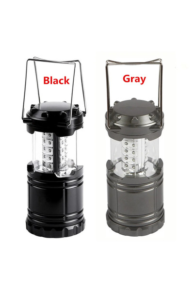 Choice Grey 30LED Tent Lamp Waterproof Camping Light Power by 3*AA Battery Emergency Light Portable Lantern