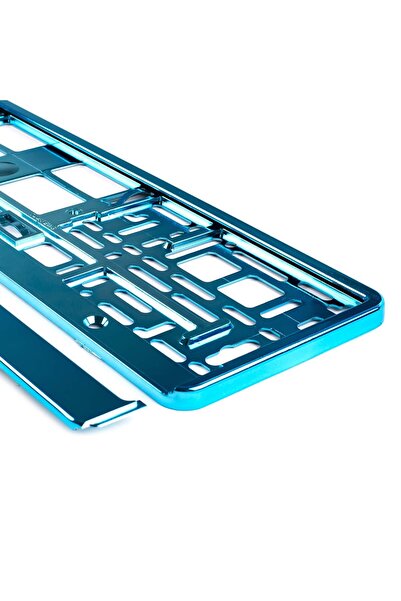 AMIO Plastový držák na SPZ, prémiová kvalita, TYRKÝZOVÁ barva