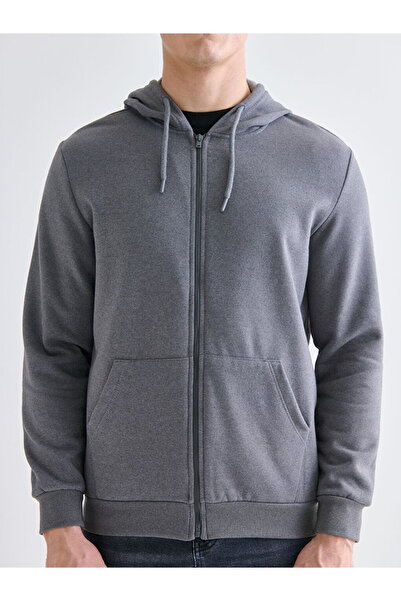 LC Waikiki Λαμπερές επιλογές από το Shining Store |   Ανδρικό μακρυμάνικο φούτερ με φερμουάρ και κουκούλα