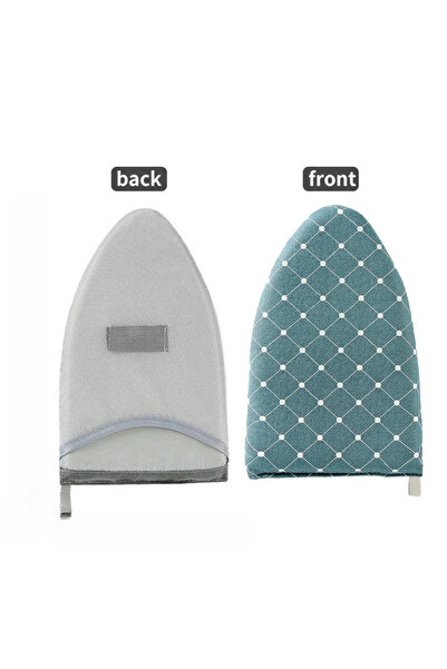 Choice لوح كي يدوي من القماش باللون الأزرق، لوح كي صغير، قفازات كي منزلية مضا...